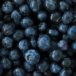 Blueberries on a table